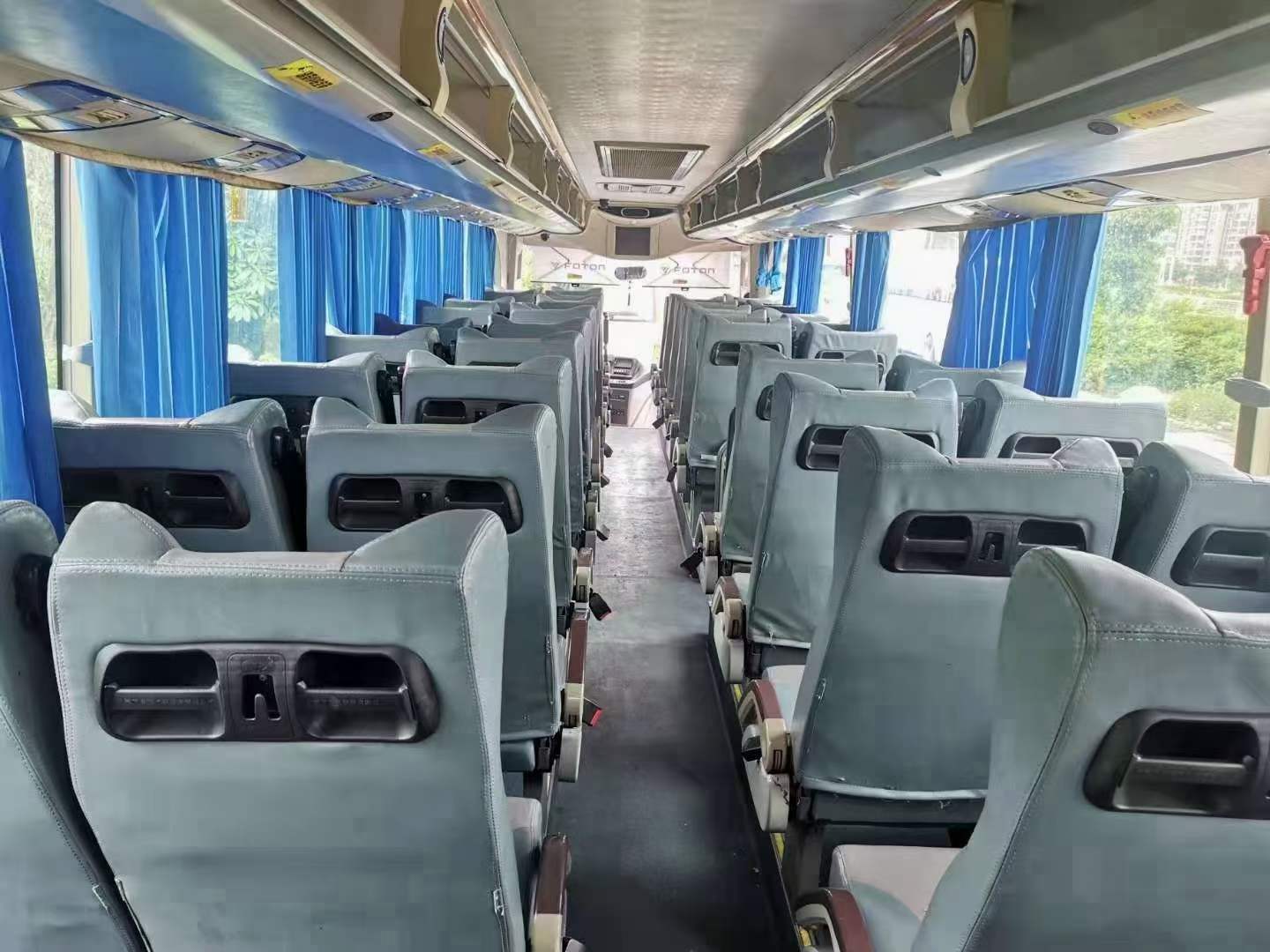 Foton Bus Coach Diesel 55 Seats Passenger Bus Manual Transmission and Deisel Fuel