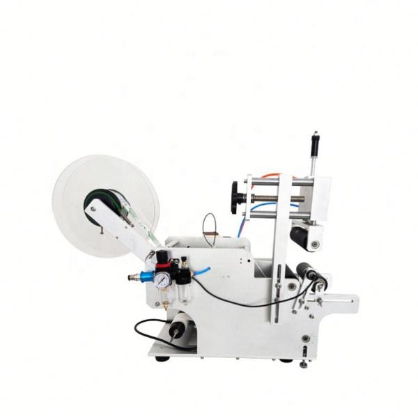 Pneumatic Packaging Labeling Machine Semi Automatic For Round Bottle