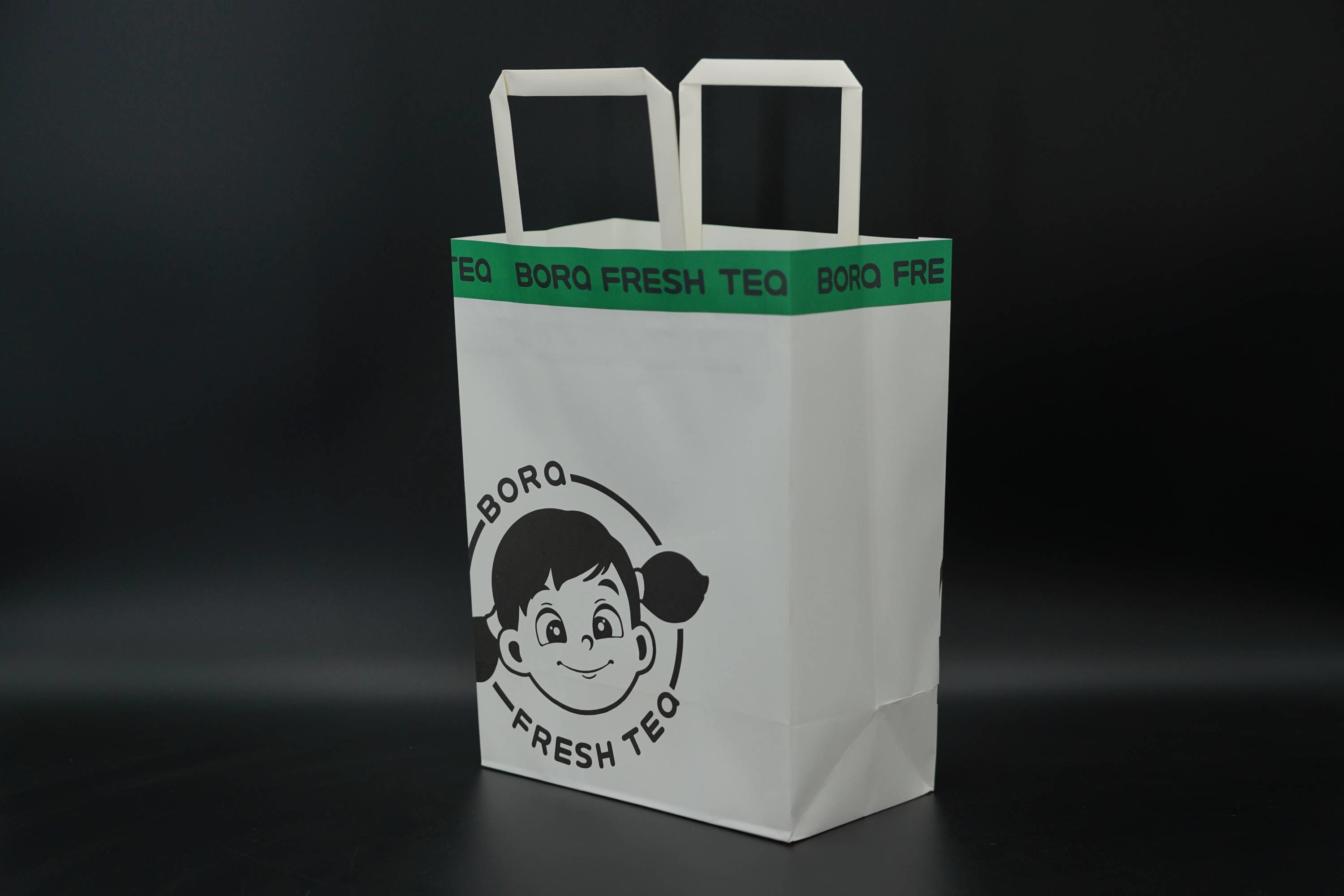 Cartoon Pattern Eco Paper Bags Lightweight Biodegradable Paper Bags