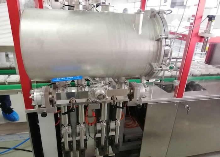 Plastic Glass Metal Lotion Filling And Capping Machine Intermittent Operating Mode