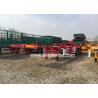 Buy cheap Q235 Steel Skeletal Semi Trailer WABCO Brakes Container Semi Trailer from wholesalers