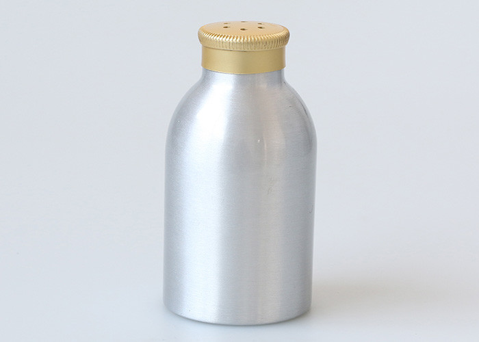 Talcum Powder 4 Oz Aluminum Bottles Essential Oils 100ml Silver Color