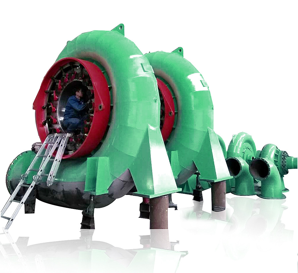 Stainless Steel Vertical Francis Turbine Generator 300KW-20MW