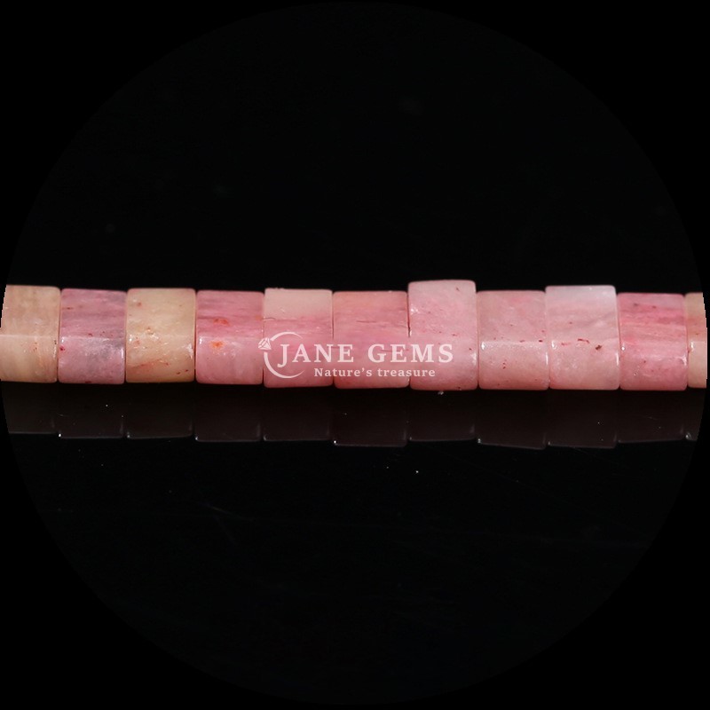Cube Gemstone Bead in Various Crystal Colors Red Agate Rose Quartz for DIY Jewelry