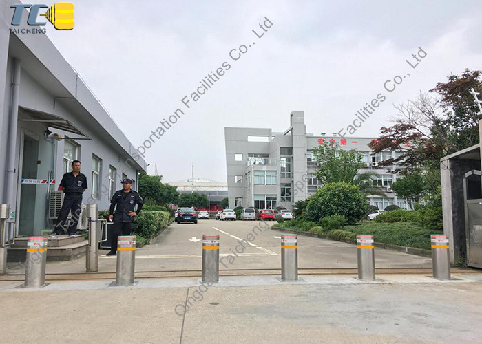 3S Fall Time Anti Corrosion Hydraulic Bollards Main Gate Entrance Security Barrier