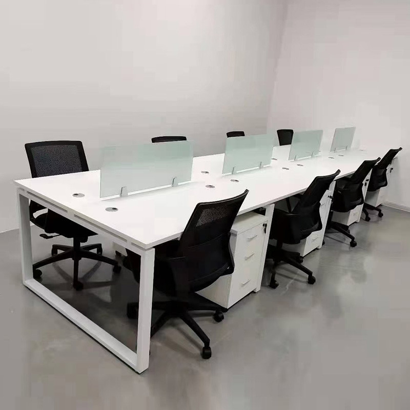 Office Furniture Staff Call Center Executive Office Workstation For 6 Person