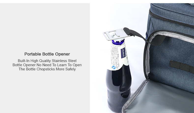 16L Insulated Thermal Cooler Lunch Box Bag For Picnic Refrigerator