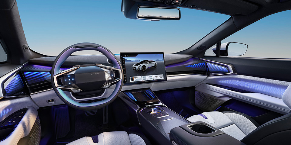 HiPhi Z Electric Luxury Car Intelligent Driving 705KM Range 0-100km/H Acceleration 3.8s