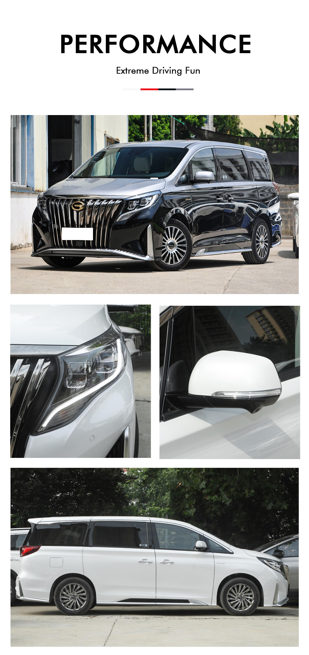 GAC M8 Chinese Fuel Powered Car 5 Door 7 Seater MPV Engine 2.0T