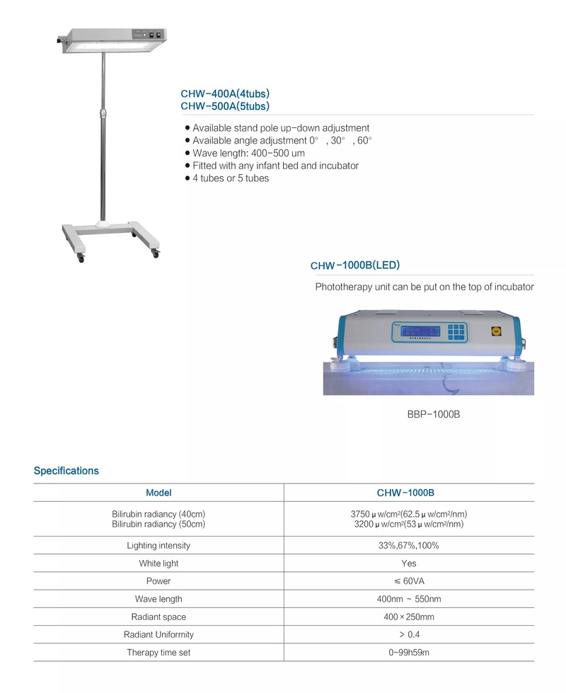 Neonatal Infant Led Infant Phototherapy Unit Phototherapy Machine