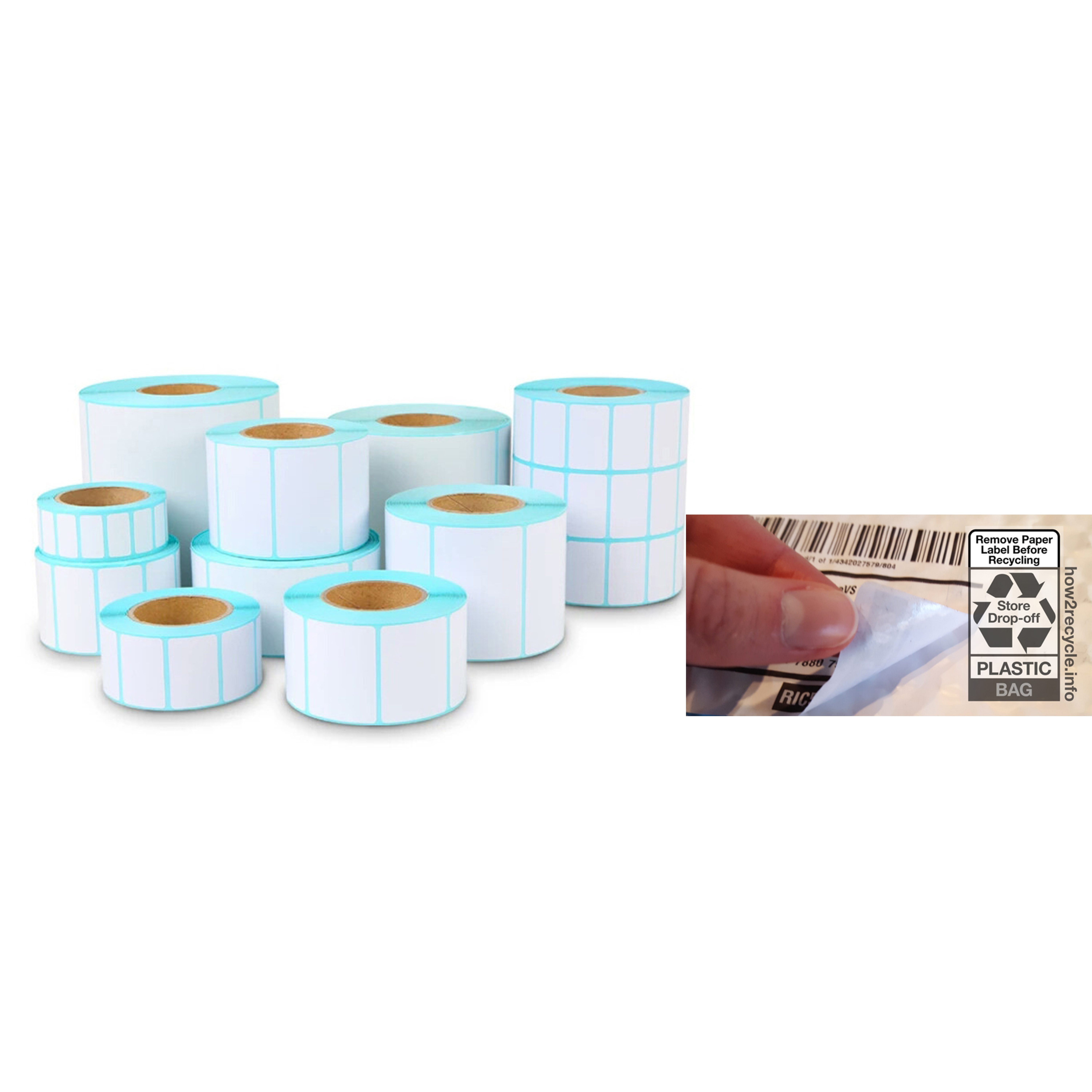 CMYK Printed Barcode Labels