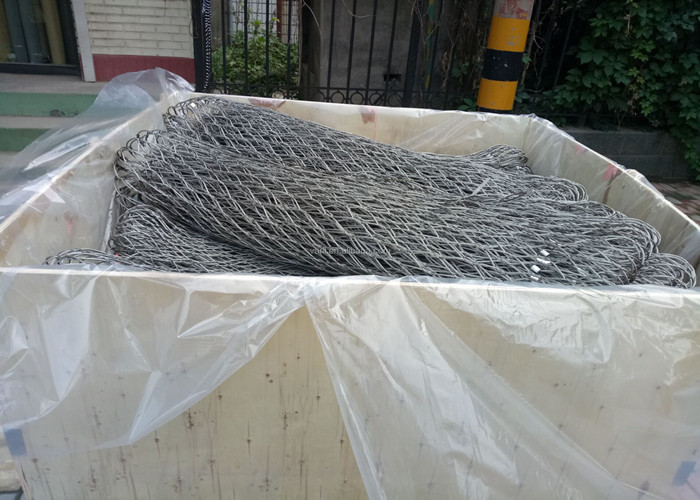 1.2mm wire OD of Stainless Steel Ferrule Wire Rope Mesh 