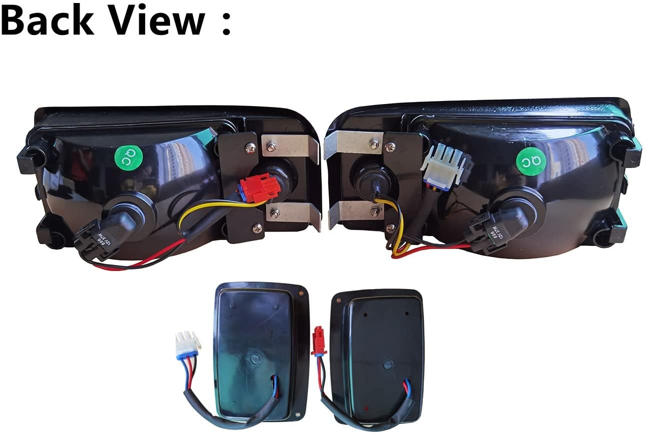 Club Car 1993-UP Golf Cart OEM Basic Headlight And Taillight Kit With Wires