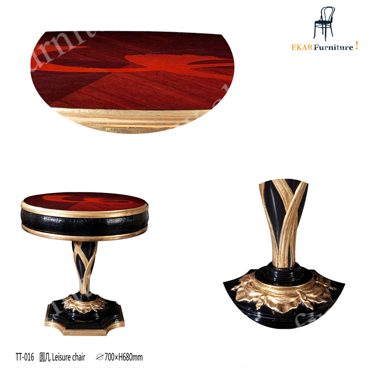 2015 hot sale round low coffee table end table safe TT-023B