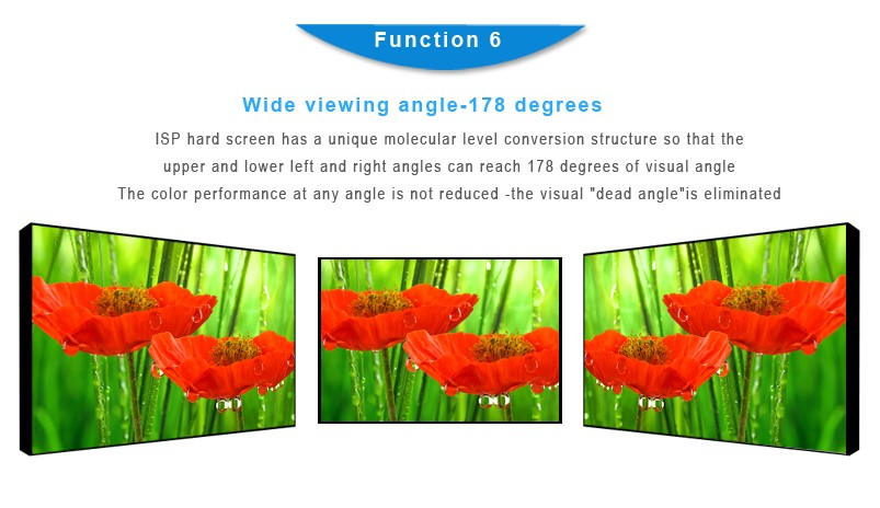 High Performance 46 Inch Digital Wall Display , Multiple Splicing Video Wall Panels