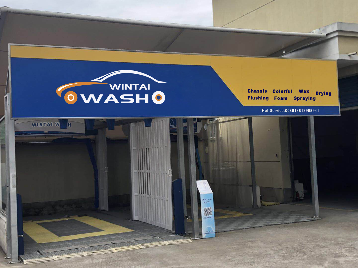 Full Automatic Touchless Car Washer With Single Arm Total Power 16KW