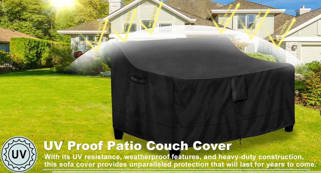 Outdoor Liners Outdoor Waterproof Patio Loveseat Couch Cover - UV Resistant Patio Sofa Furniture Covers Weatherproof