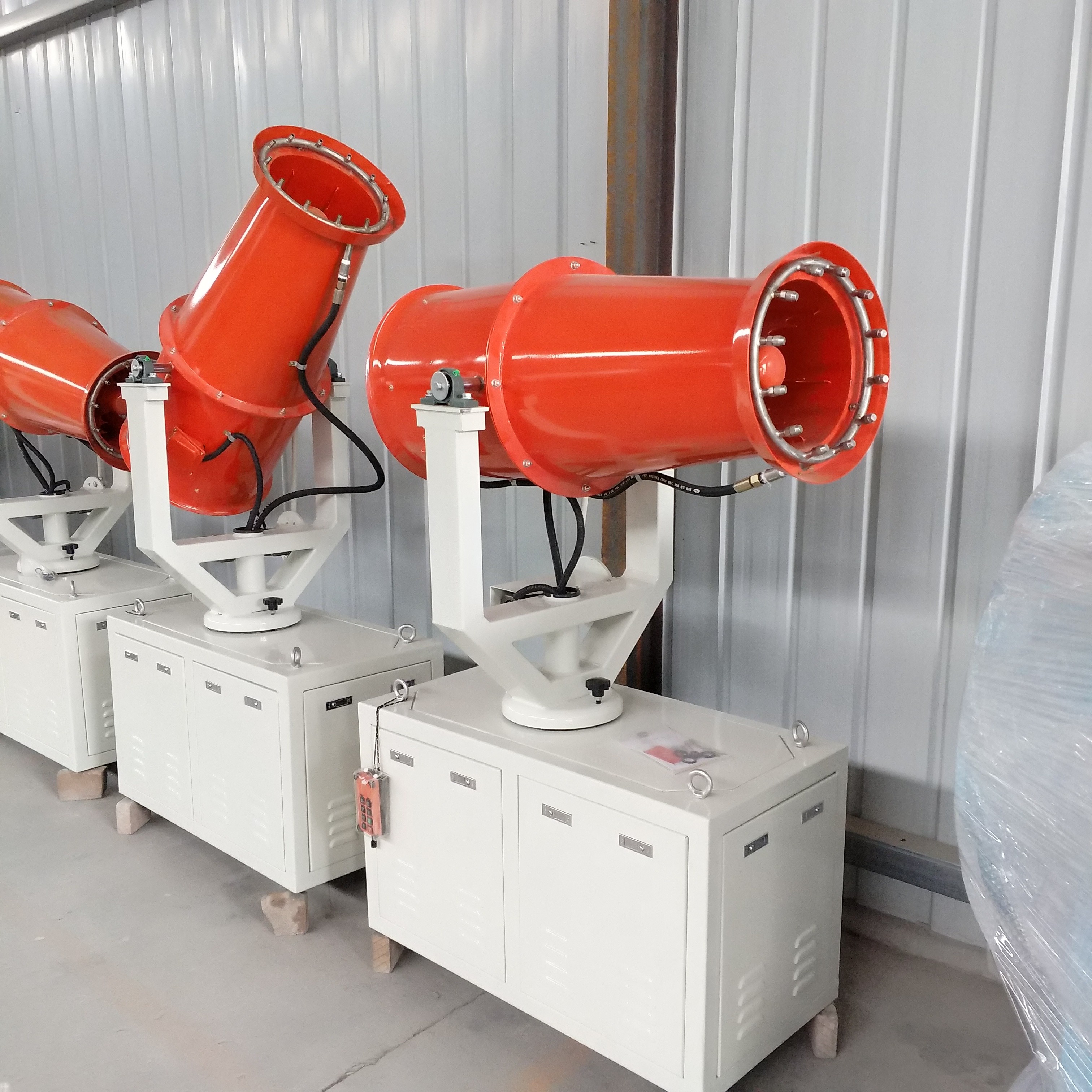 Mobile Trailer Mounted Water Mist Cannon Remote Control For Agriculture Protection