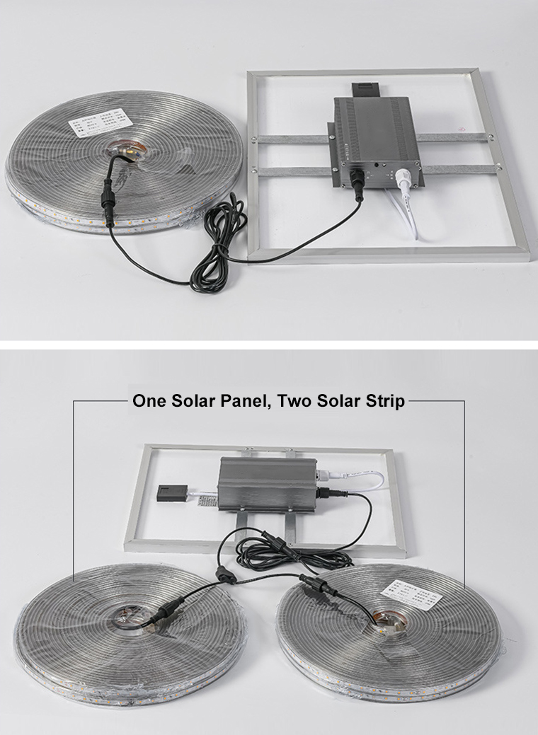 2200k 10 Meters Solar Light Strip Outdoor Solar Powered Rope Lights
