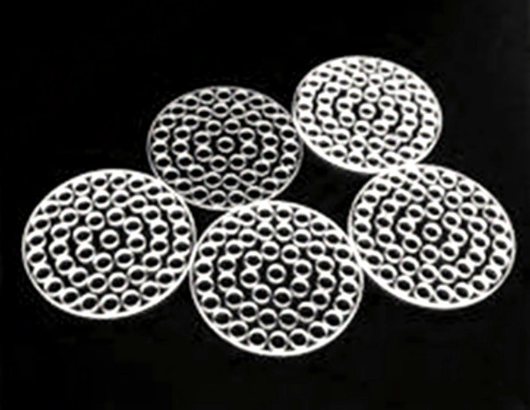 High Temperature Perforated Quartz Glass Sheet Plate Disc Window Sheet