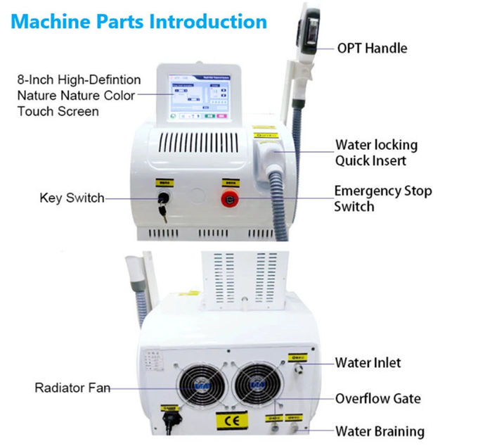 OPT SHR Hair Removal Skin Rejuvenation Beauty Machine Permanent Painless