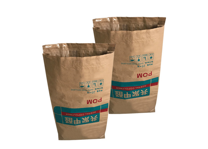 Absorbent Multiwall Kraft Paper Bags For Diatomaceous Earth Clay Granular