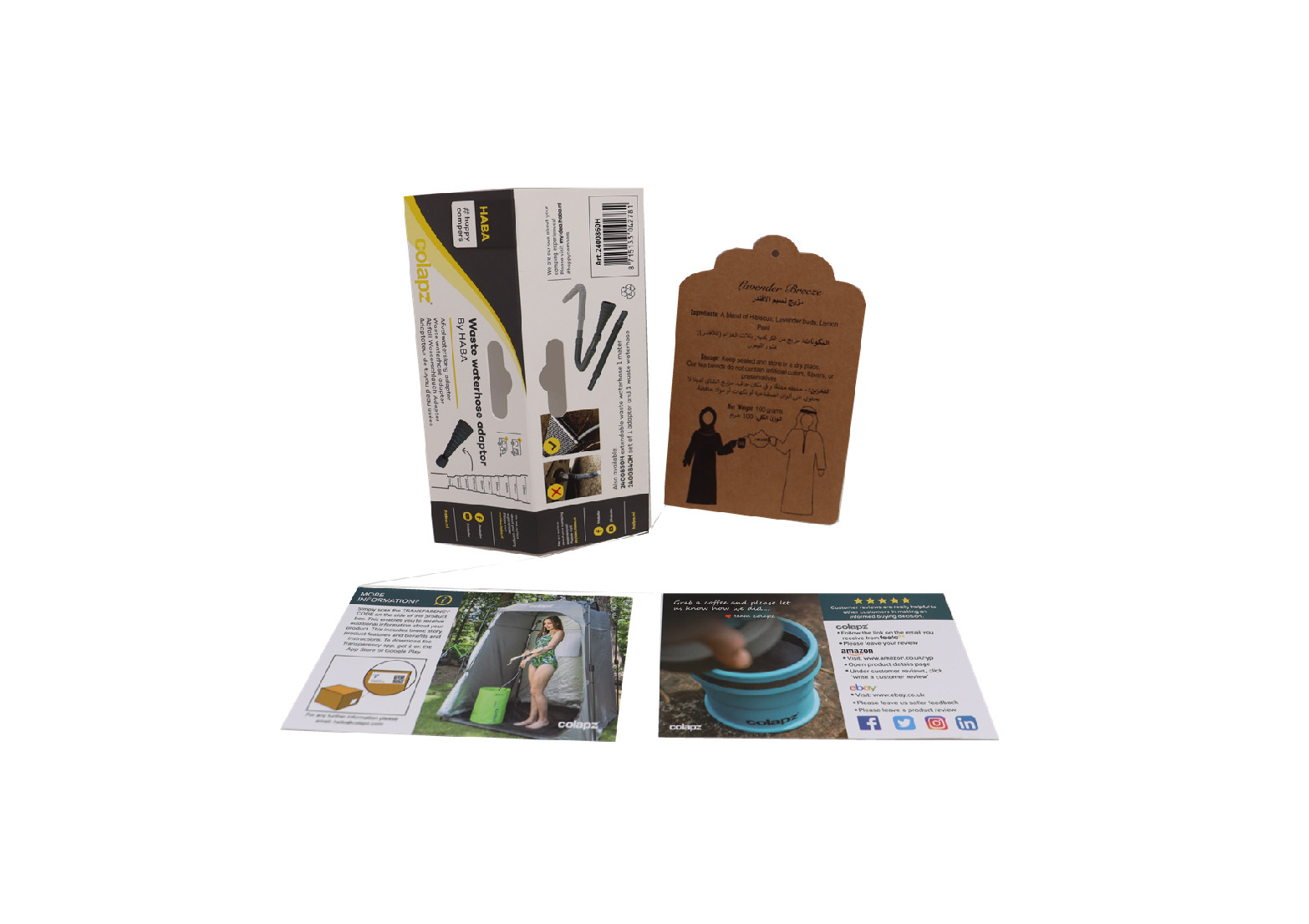 250GSM Kraft Paper CMYK Printing Custom Card For Clothing Product