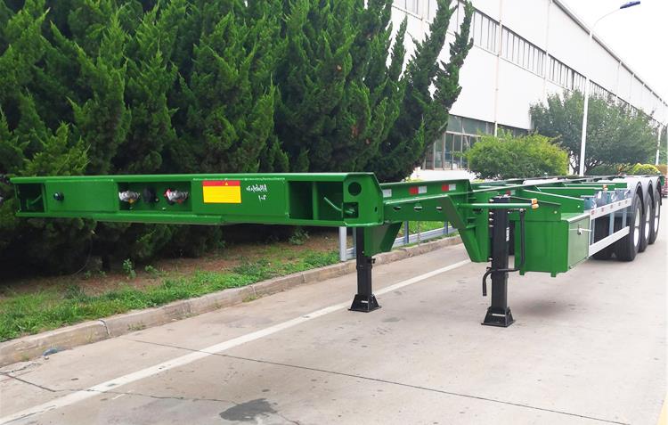 40ft Container Chassis Gooseneck Trailer for Sale Near Me-CIMC