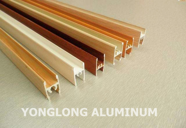Marble Texture Wardrobe Aluminium Profile Annealing Treatment T1 T4 T5
