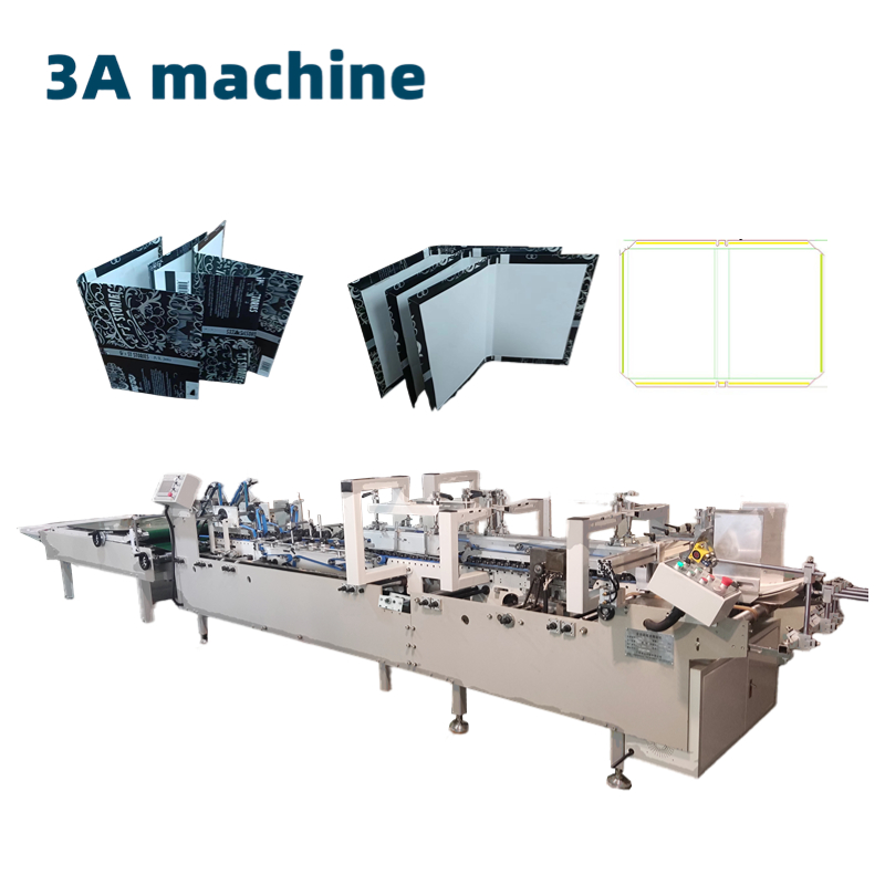 CQT-1500JGKW Semi-Automatic Folder Gluer Gluing Machine for File Folder Corrugated Box