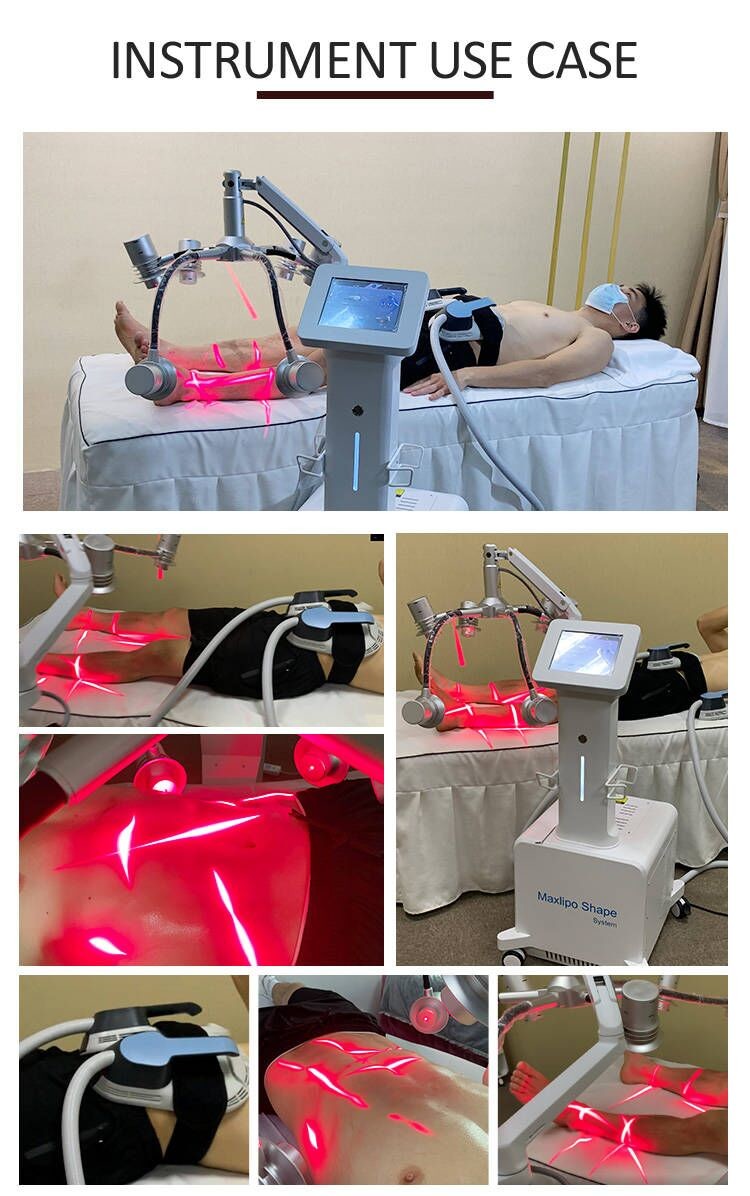800W-3500W Fat Melting Device 6D laser Muscle Building Machine