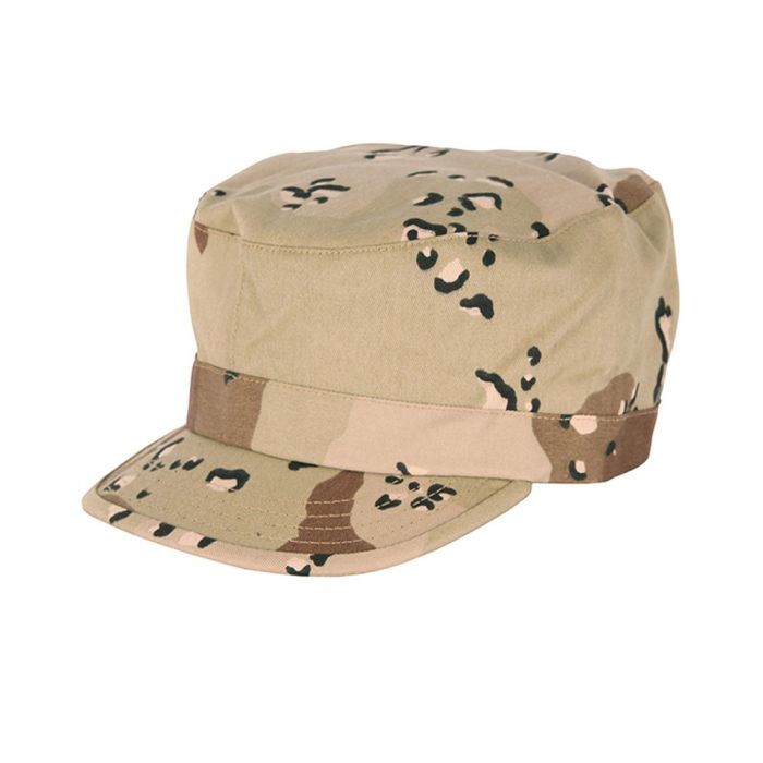 Cotton Polyester BDU Patrol Cap Military Camo Hats With Strong Single Ply Construction
