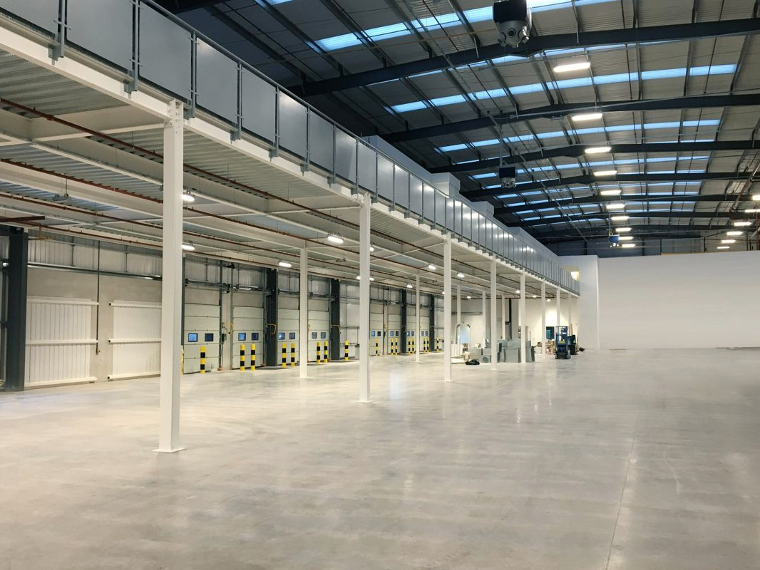 Prefabricated Heavy Duty Metal Mezzanine Shelving System Installing A Mezzanine Floor