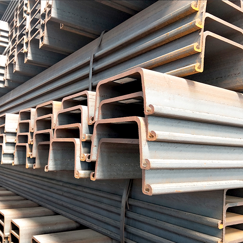 Q235 Q275 Q345 U Type Sheet Pile Type 2 400x100x10.5mm For Construction