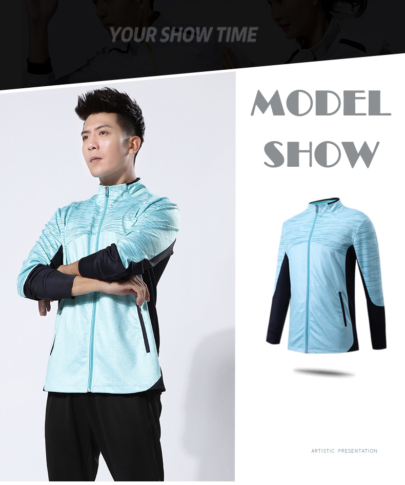 Spring autumn winter unisex badminton sui volleyball tennis suit sports suit competition coat printing custom tracksuits