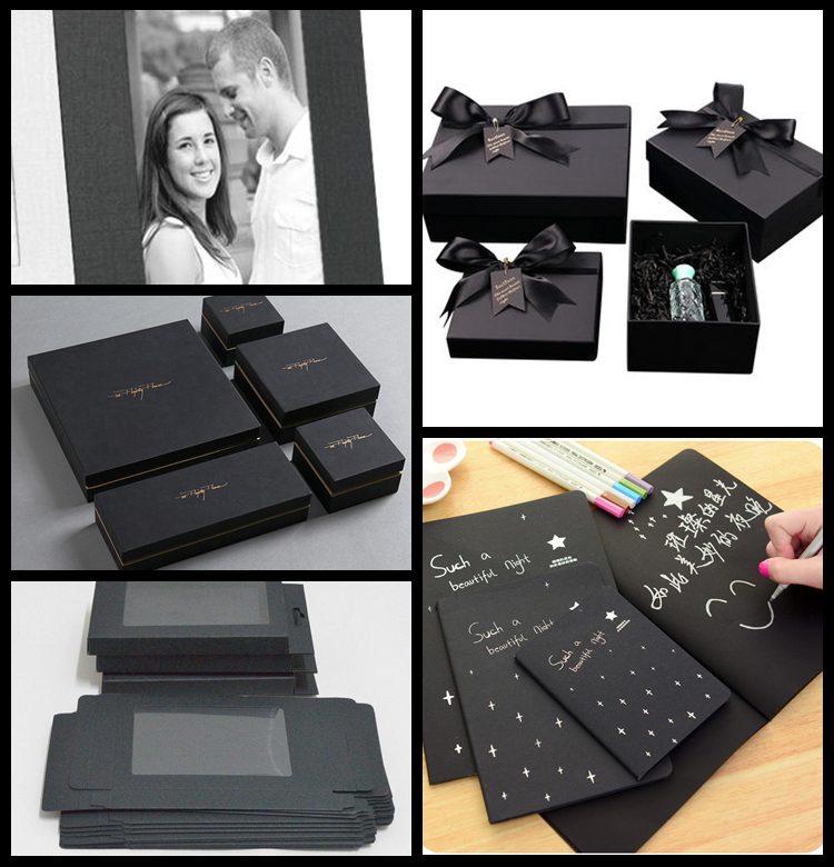 104 LB Black Cover Cardstock Paper 280gsm 8.5 x 11inch Uncoated smooth