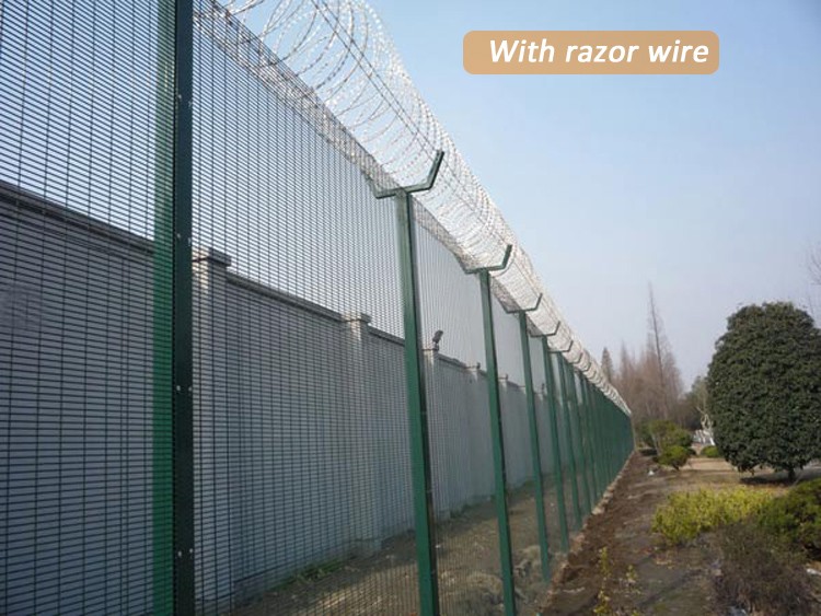 the word's most advanced 358 clear anti climb fence china supplier www.wiremeshfence.com