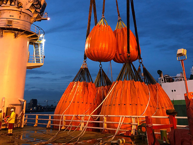 1T - 150T Load Testing Water Bags , High Load Capacity Water Weight Bags