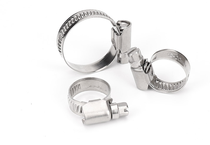 Customize Support Standard Size Stainless Steel Worm Gear Hose Clamps for Water Pipes