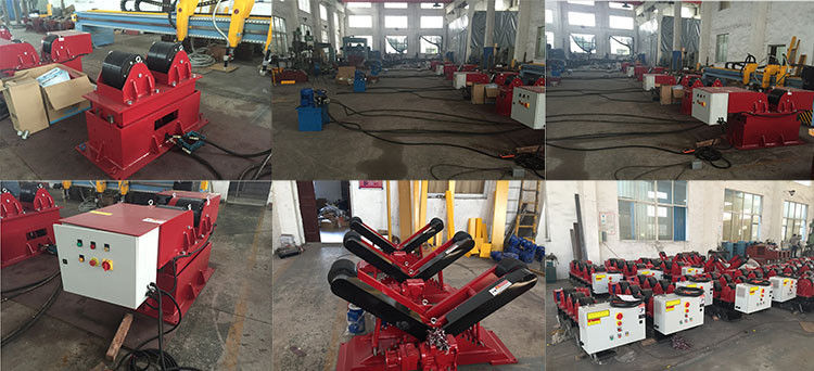 15 T Hydrulic Lifting Pipe Welding Rollers With 150mm Lifting Stroke