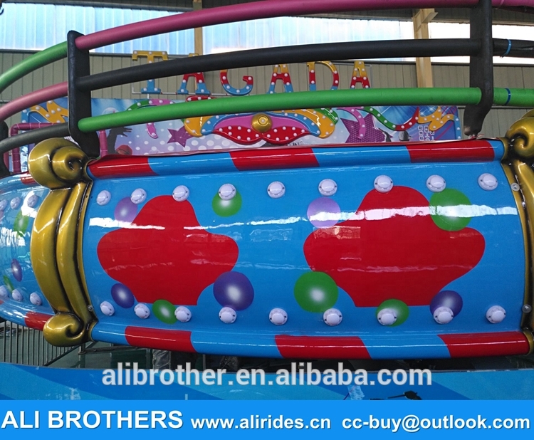 outdoor amusement electric disco turntable/tagada disco rides attraction park equipment discovery rides for sale