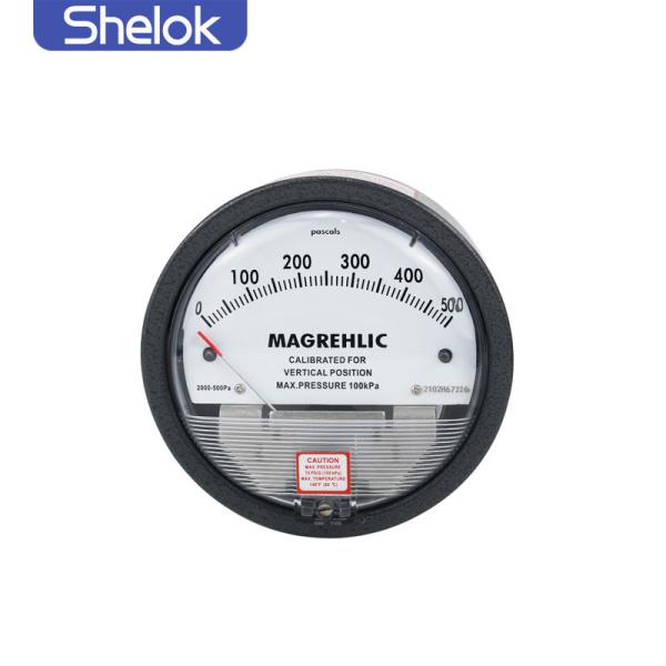 Maghelix Aluminum Die Casting Differential Pressure Gauge For Pharmaceuticals