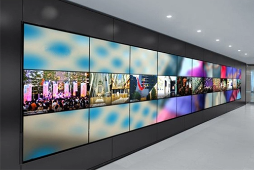 High Contrast 12ms 75 Inch Video Wall LCD Displays 3.5mm Bezel Wall Display