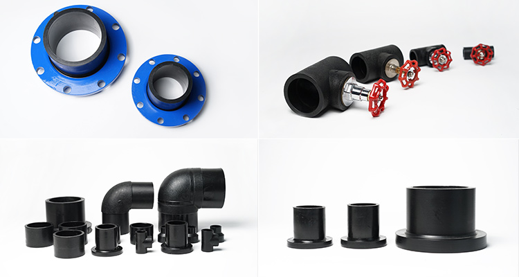 HDPE Straight Connector 4 Inches 25mm Butt Welding Socket Welding Pn16 HDPE Pipe Fittings