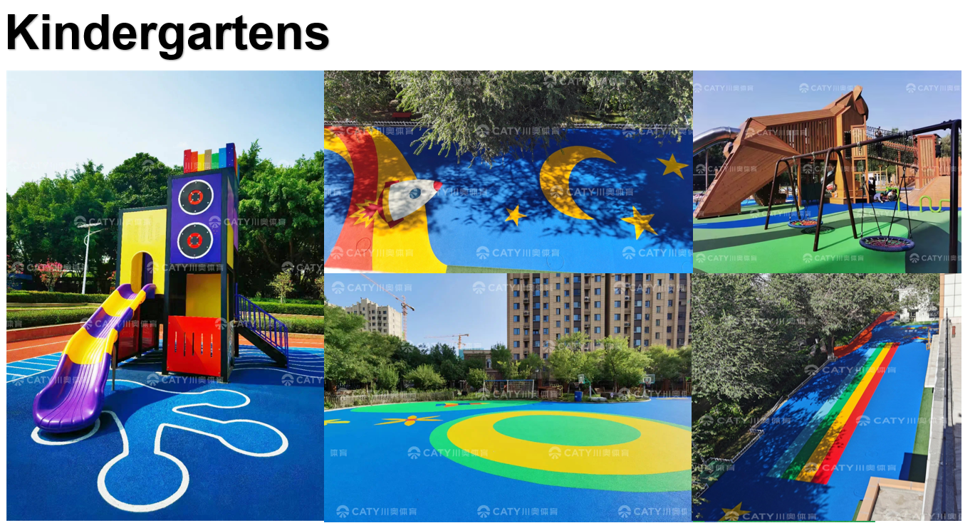 Colorful Non Toxic Rubber Granules Flooring EPDM Rubber Granules Shock Absorption