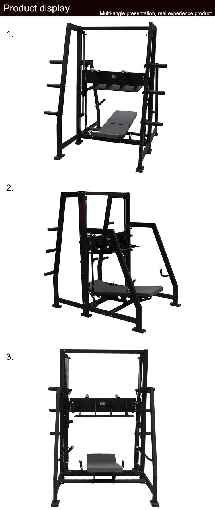 Gym Fitness Hammer Strength Plate Loaded Equipment Vertical Leg Press Machine