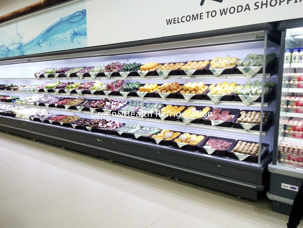 Large Refrigeration Splicing Multideck Open Chiller Auto - Defrost Type