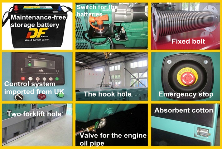 Residential 50kva / 40kw CUMMINS Diesel Generator / Diesel Standby Generators