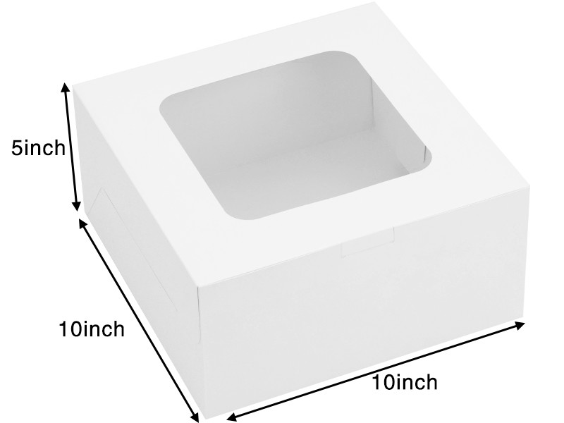 Elegant Dessert Cake Packaging Boxes Offset Printing