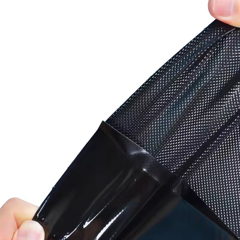 Vacuum bag textured and embossed food saver vacuum sealer bags transparent/black vacuum bag